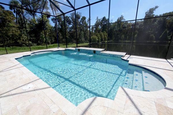Pool Cage Cleaning in Leland