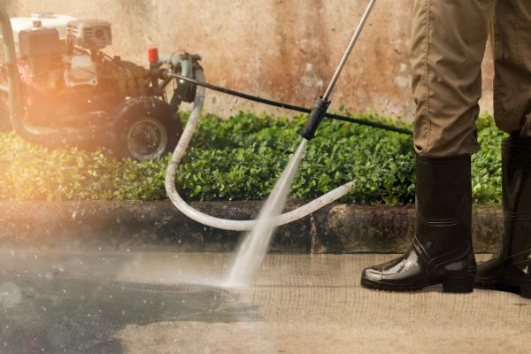 Concrete Washing in Leland