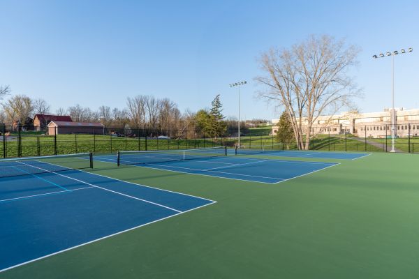Tennis Court Cleaning in Leland