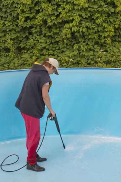 Pool Pressure Washing in Leland